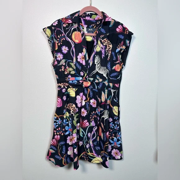 Anthropologie Maeve Floral V-Neck Dress SZ S - Picture 3 of 10